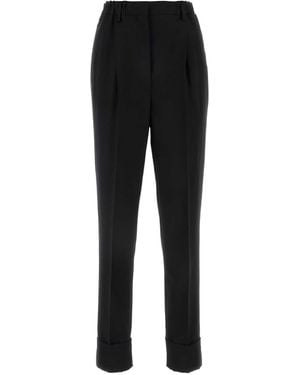 Prada Wool Blend Pant - Black