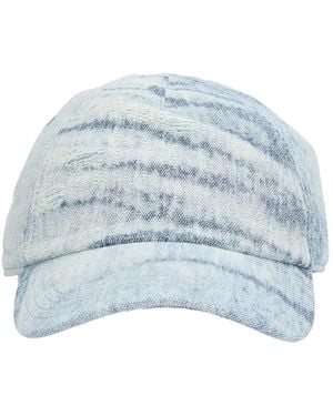 DIESEL Distressed Baseball Hat - Blue