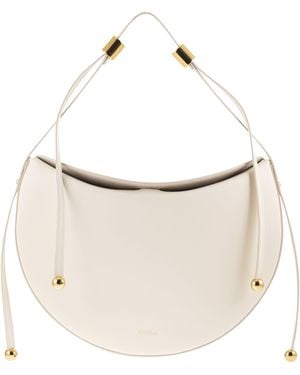 Furla Bolso de hombro Moonstone M - Blanco
