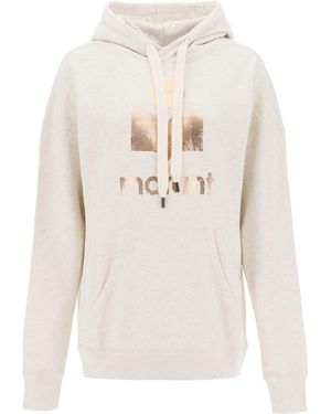 Isabel Marant Isabel Mansel Sweatshirt Met Metalen Logo - Wit