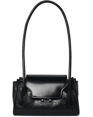 Marni Small Trunkette Leather Bag - Black