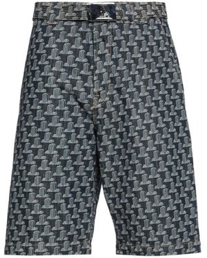 Lanvin Column Monogram Shorts - Grey