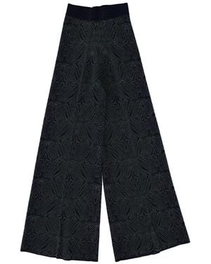 Circus Hotel Trousers With Pattern - Blue