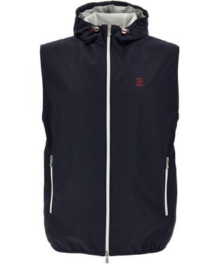 Brunello Cucinelli Water-Repellent Vest - Blue