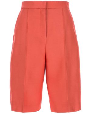 Agnona Wide Leg Shorts - Red