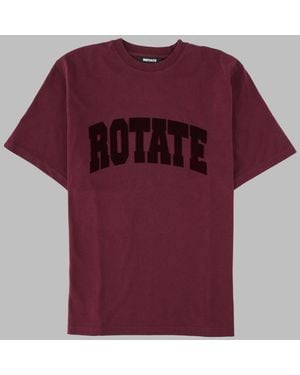 ROTATE BIRGER CHRISTENSEN T-Shirt Oversize - Red