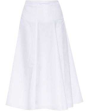 Jacquemus La Jupe Triangle Midi Skirt - White