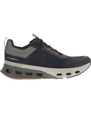 On Shoes Auf Cloudnova x Technical Fabric Trainern - Blau