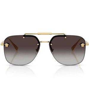 Versace Zonnebril Ve2296 100284 Goud/rokergrijs Dames - Bruin
