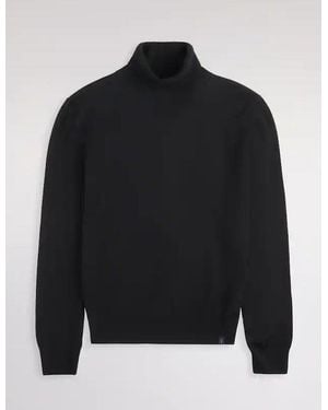 Fay Wool Turtleneck - Black