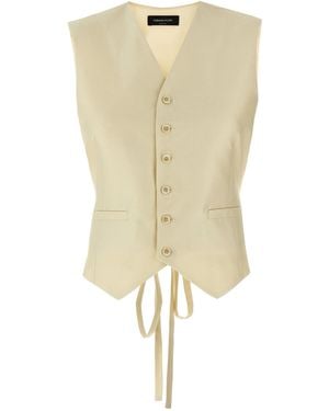 Fabiana Filippi Silk Vest - Naturel