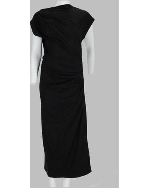 Isabel Marant Marant-Inspired Effortless Crepe Dress - Black