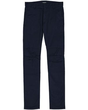 Balmain Pantaloni slim in cotone - Blu