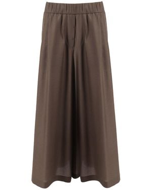 Peserico Trousers - Brown