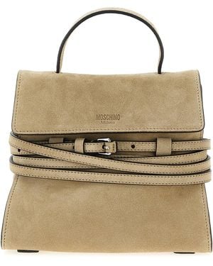 Moschino 'Tie Me' Small Handbag - Natural