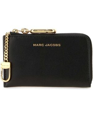 Marc Jacobs Leather Card Holder - Black