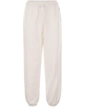 Polo Ralph Lauren Lightweight Plush Sports Trousers - White