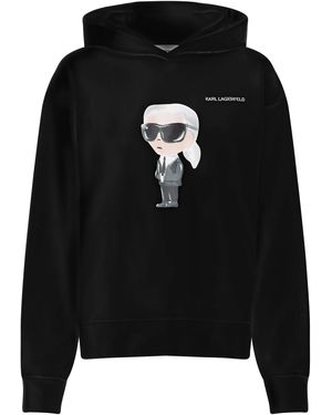Karl Lagerfeld Ikon Hoodie - Schwarz