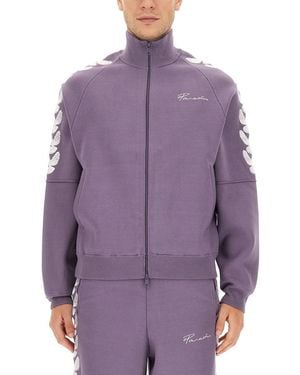 3.PARADIS Sweatshirt With Logo - Purple