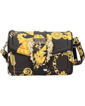 Versace Jeans Couture Borse A Spalla Couture Donna Poliuretano Nero/Oro - Multicolor