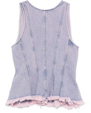 Marques'Almeida Top Denim - Viola