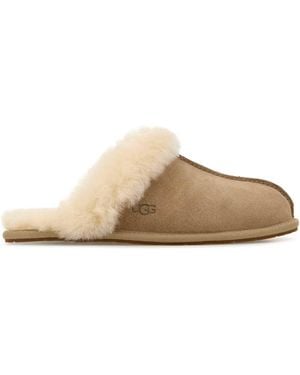 UGG Sand Suede Scuffette Ii Slippers - White