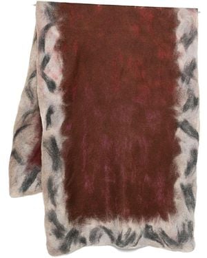 Silvana Manetti Cashmere And Silk Scarf - Brown