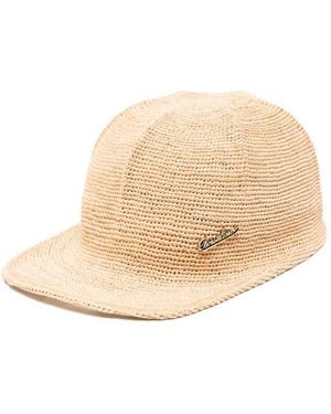 Borsalino Woven Baseball Hat - Natural