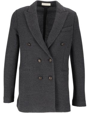 Circolo 1901 Double Breasted W.b - Zwart