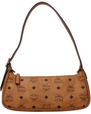 MCM Umhängetaschen Frauen Leder braun/Cognac