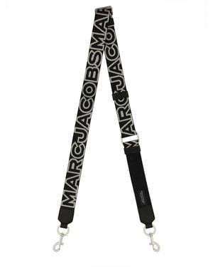 Marc Jacobs Fabric Strap With Logo - Black
