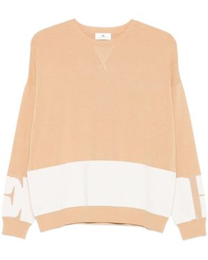 Elisabetta Franchi Jersey con diseño colour block - Neutro