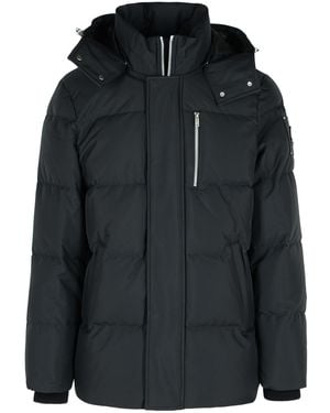 Moose Knuckles Elch Knuckles 'Cloud 3 Q' Black Nylon Down Jacke - Schwarz