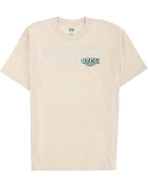 Obey T-shirt "knowledge & Growth" - White