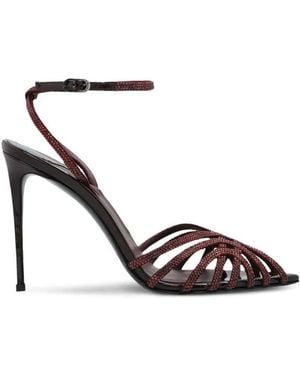 Le Silla Embrace Crystal Embellished Sandals - White