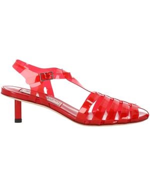 Fiorucci Rote PVC -Sandalen