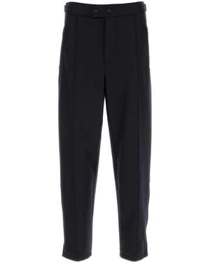 Giorgio Armani Virgin Wool Wool Pant - Blue