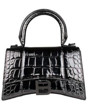 Balenciaga Handtasche Hourglass - Schwarz