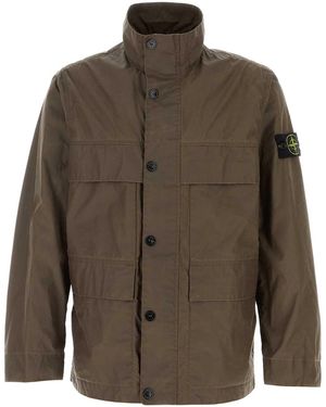 Stone Island Field Jacket - Brown