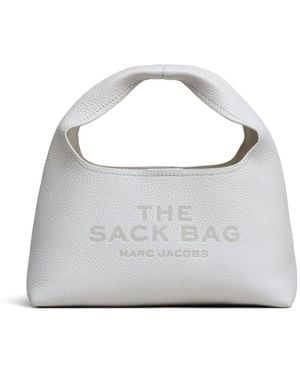 Marc Jacobs The Sack Mini Leather Hobo Bag - White