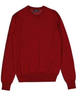 Herno Crew Neck Wool Pullover - Rot