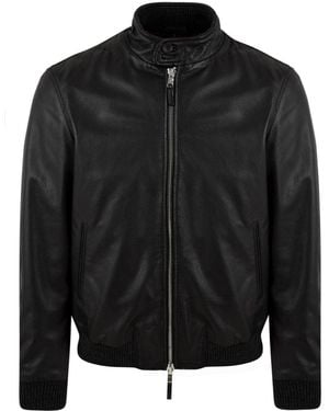 The Jack Leathers Coats - Black