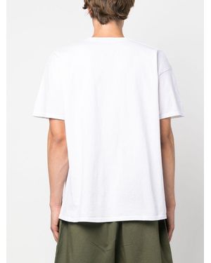 WILD DONKEY Wilder Esel -T -Shirt -Fallschirm - Weiß