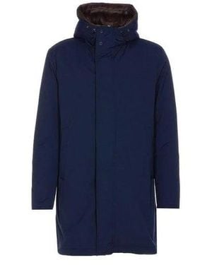 Herno Parka Keystone - Blau
