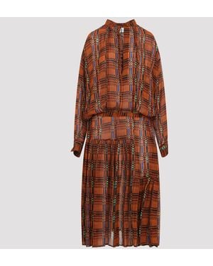 Dries Van Noten Denvo Dress - Brown