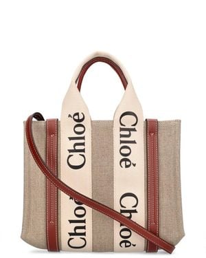 Chloé Woody Small Tote Bag - Pink