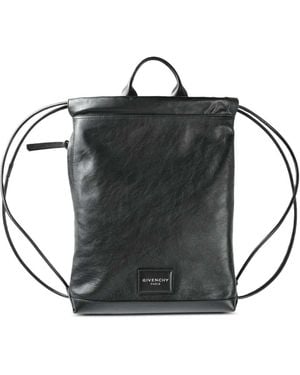 Givenchy Antigona Stamped Medium Drawstring Backpack - Black