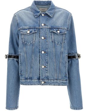 Coperni 'hybride Denim Short' Jas - Blauw