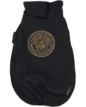 Versace Amici Animali Raincoat Casa Tessuto Nero/Oro - Black