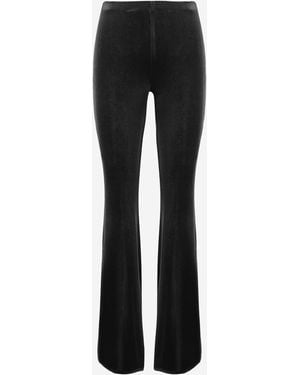F.it Trousers Stretch Velvet, Polyester - Black